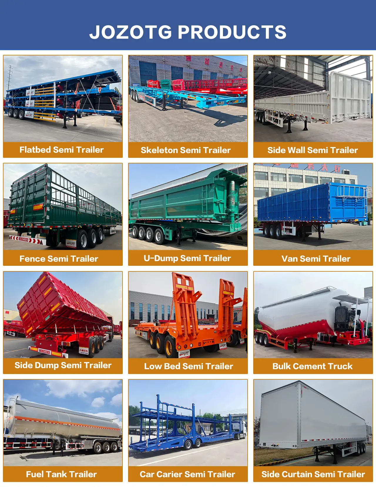 Shandong Jiuzhou Automobile Exports Batch of Dropside Semi-Trailers to Laos, Serving Construction Material Transport Along China-Laos Railway-semi trailer-Shandong Jiuzhou Automobile Manufacturing Co., Ltd. Shandong Jiuzhou Automobile Exports Batch of Dropside Semi-Trailers to Laos, Serving Construction Material Transport Along China-Laos Railway-semi trailer-Shandong Jiuzhou Automobile Manufacturing Co., Ltd.